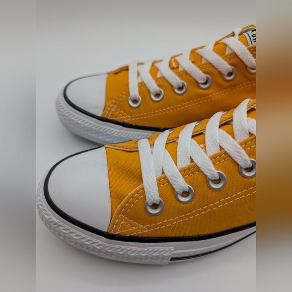 Converse All Star Yellow Low-Top Sneaker- Mens 6 - Picture 2 of 9